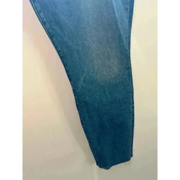 MOTHER The Stunner Ankle Fray Jeans Crate Digger Size 32 - Picture 5 of 14